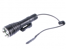 CONQUEROR Mx-008 CREE LED Flashlight With  RAT TAIL Switch Wire